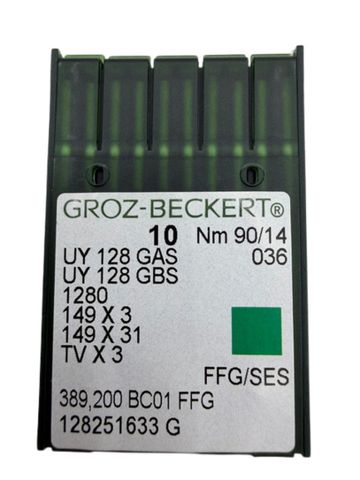 60x Groz-Beckert UY128GBS TVX3 Nähmaschinennadeln Nm90/14