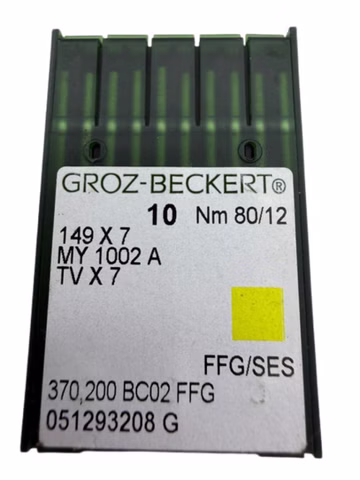 50x Groz-Beckert 149X7 TVX7 Nähmaschinennadeln Nm80/12