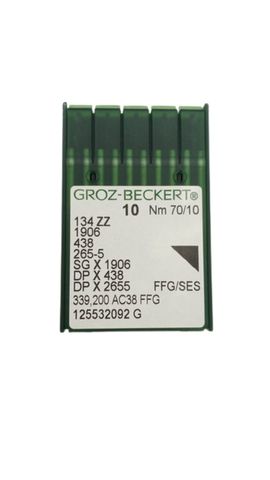 50x Groz-Beckert 134ZZ SG1906 DP438 70/10 Nähmaschinennadeln