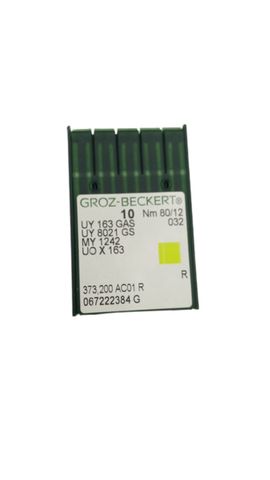 30x Groz-Beckert UY163GAS UY8021GS 80/12 Nähmaschinennadeln