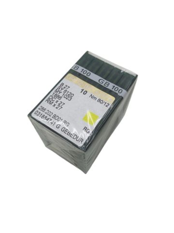 100x Groz-Beckert B27 DCX27 80/12 SY 6120 Nadeln MY 1023