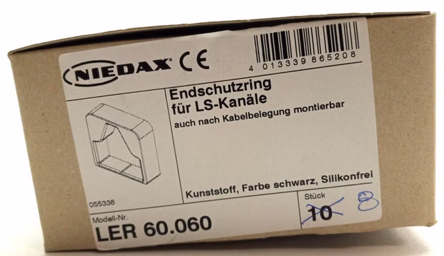 Niedax Endschutzring Typ: LER 60.060 (8 Stück) NEU/OVP