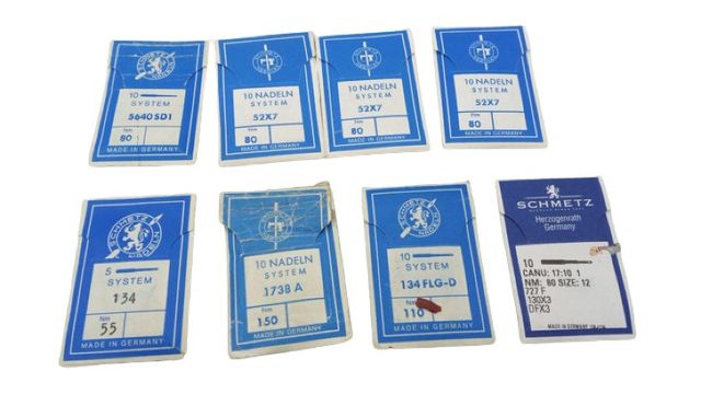 8X Schmetz 52X7 52X4 1738A Nähmaschinennadeln Konvolut