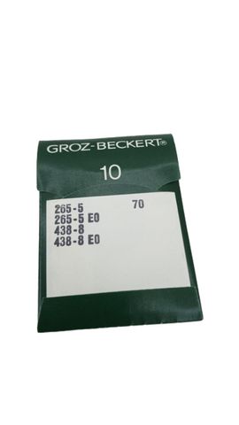 100x Groz-Beckert 265-5 E0 438-E0 Nähmaschinennadeln Nm70