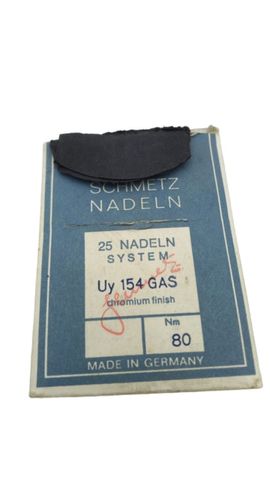 3X 100er Schmetz System UY154 GAS Nm80 Nähmaschinennadeln