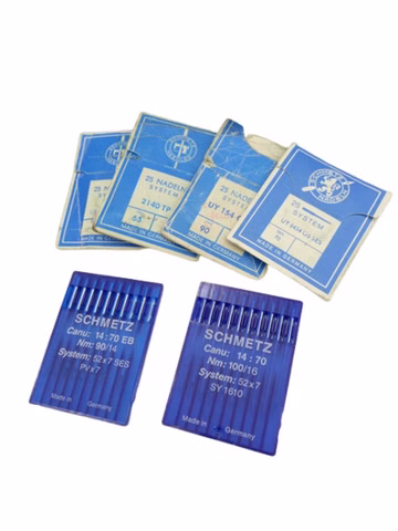 6x Schmetz 2140 TP UY154 GHS, UY8454 Nähmaschinennadeln 10er
