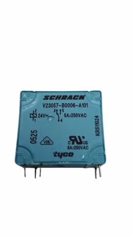 Schrack V23057-B0006-A101 KR511024 24V 5A Printrelais