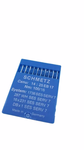 5x Schmetz 1738 SES SERV7 DBx1 Nm100/16 Maschinennadeln 10er