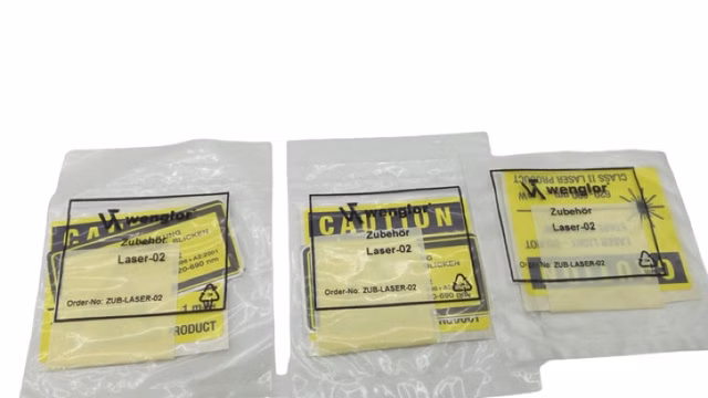 3x Wenglor ZUB LASER 02 Zubehör Laserdistanzsensor