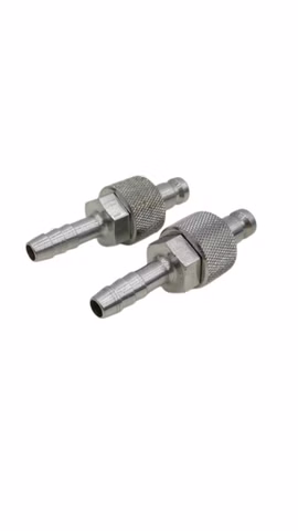 2x Druckluft Schnellkupplung Schlauchtülle Metall
