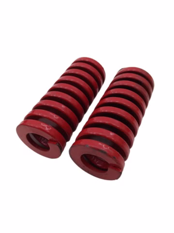 2x Druckfeder Satz Rot Stahlfedern