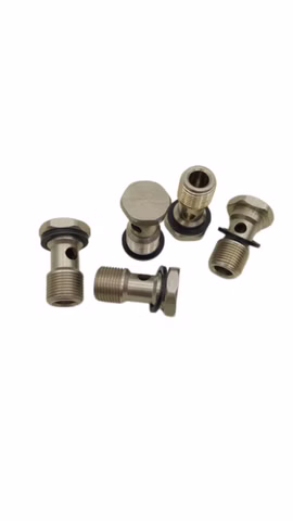 5x Hohlschraube M18x1,5 Edelstahl O-Ring Ringstückschraube