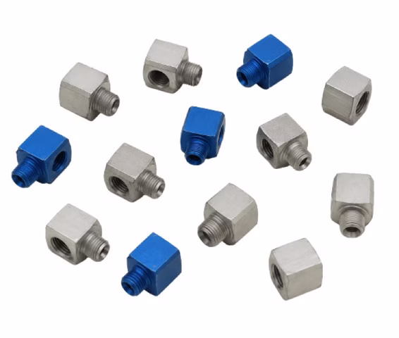13x 1823391093 G1/8 Gewindeadapter Winkelstück Aluminium