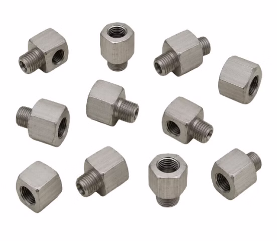 11x 1823391094 G1/4 Gewindeadapter Winkelstück Aluminium