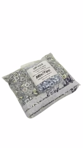 100x MiniTec M08x13 21.1351/0 Vierkantmutter
