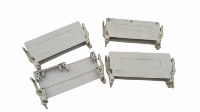 4x Harting Tragschienengehäuse Modulgehäuse DIN-Schiene