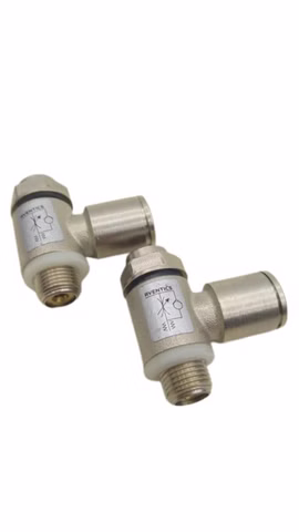 2x Aventics Pneumatik Drosselrückschlagventil Winkel