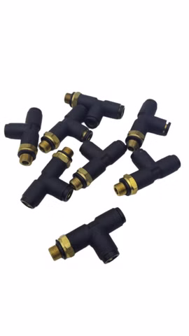 8x R412005212 Pneumatik M5 Ø6 Steckverschraubung