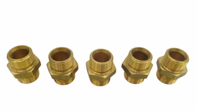 5x Geka Kupplung 17.53x26x40 Reduziernippel Gewindefitting