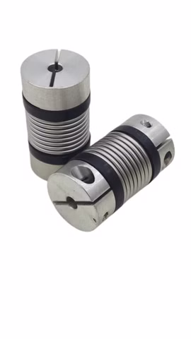 2x Metallbalgkupplung Wellenkupplung Aluminium