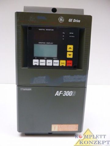 GE General Electric AF-300B 6VAF343001 B-A2 Frequenzumrichter AF300B 7.5 HP