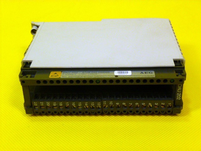 AEG Modicon DAU 202 6728-042.244666 Analog Input Modul DAU202 6728042244666