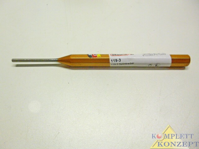 2 x Gedore 119-3 Splinttreiber Durchtreiber Körner 150 x 3,0 mm NEU