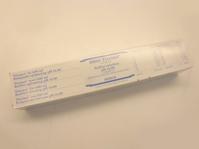 MERCK 9881 Titrisol 500ml Pufferlösung Buffer solution pH 13.00