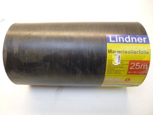 Lindner Mauer Isolierfolie Mauerisolierfolie 25m x 36,5 cm (0,84€/m²)