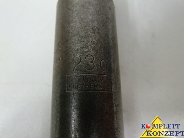 Reibahle Titan 23,0 mm Titex Plus Günther + Co HSS