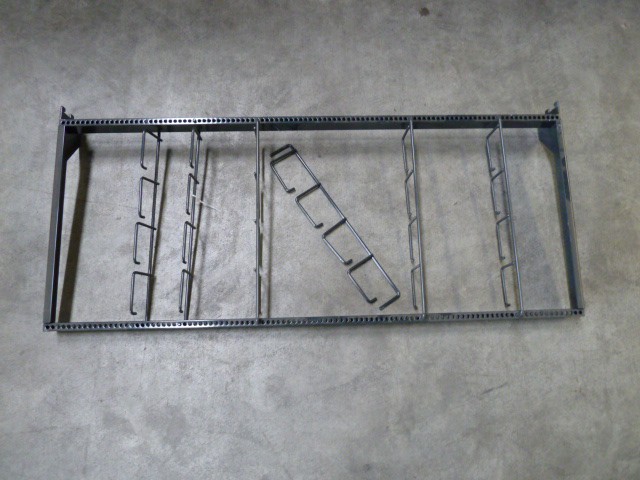 Tegometall Einhängregal Blisterregal für Hängewaren 132x54cm