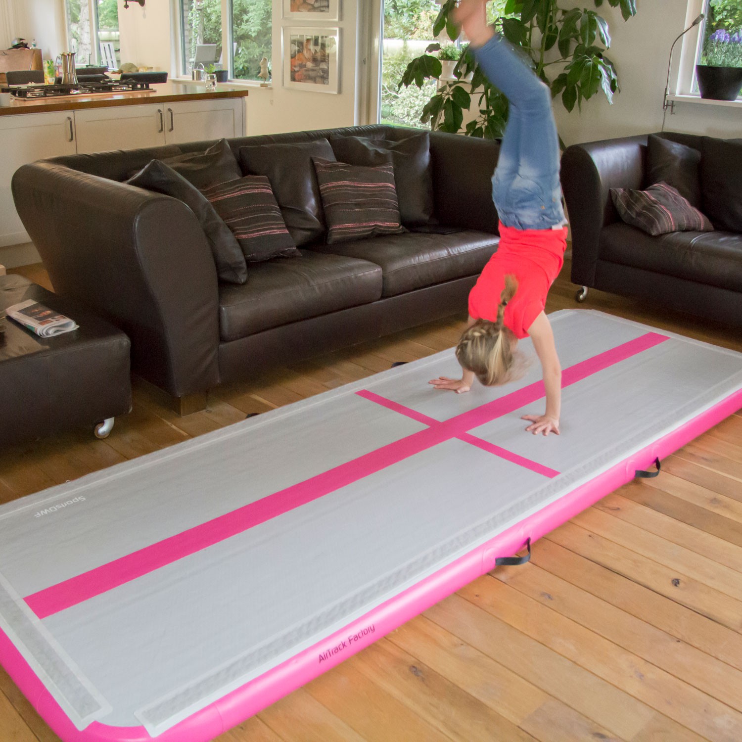 Everfit GoFun 4X1M Inflatable Air Track Mat with Pump Tumbling