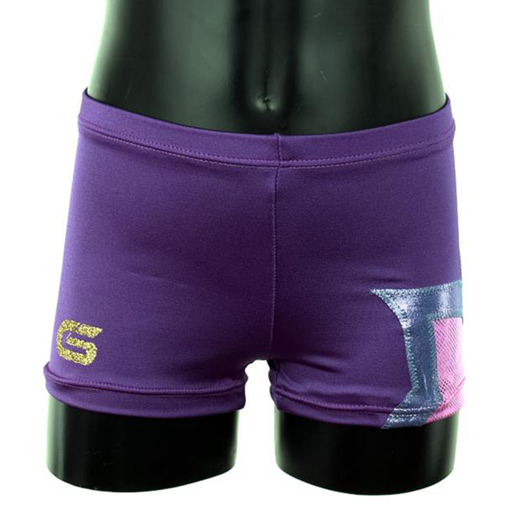 GETTYSPORTS Panty / Hipsters zu Turnanzug 'Laura' (deeppurple/skyblue