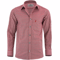 Wine-Red-108-GW1202-Traditionelles-Trachtenhemd--Bayerisches-Hemd-fuer-Lederhosen--Trachtenhemd-mit-Beeren-Karomuster--Kariertes-Trachtenhemd-fuer-Herren--Langarm-Oktoberfesthemd--Trachtenh.jpg