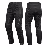 Vorder- & Rückansicht der schwarzen Cordura-Motorradhose – winddicht, schützend und für jedes Wetter geeignet, mit herausnehmbarem Futter & Knieprotektoren. Fahre sicher, fahre smart. Jetzt bestellen mit kostenloser Lieferung am nächsten Werktag!
