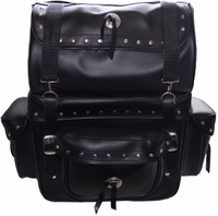 Motorrad-Satteltasche und Sissybar-Tasche Premium Motorrad-Satteltasche und Sissybar-Tasche in Schwarz, strapazierfähig mit Rucksackriemen. Praktische Motorradtasche für Sissybar und Stauraum. Motorrad-Taschen und Satteltaschen online bei German Wear kaufen.