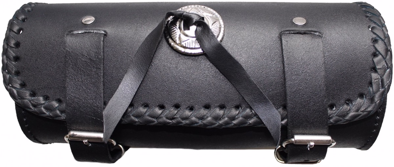 Motorbike Toolbox Leather black