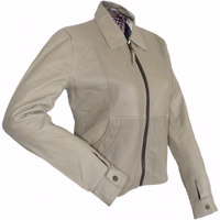 Ladies leather blazer leather jacket blazer genuine leather jacket lamb nappa leather. Classic Beige leather outfit Trend 407J. Add a touch of grace to your look with a lamb Nappa leather blazer. Designed for everyday wear, it features a classic button closure and practical pockets. High wearing comfort Order now for fast and free delivery!