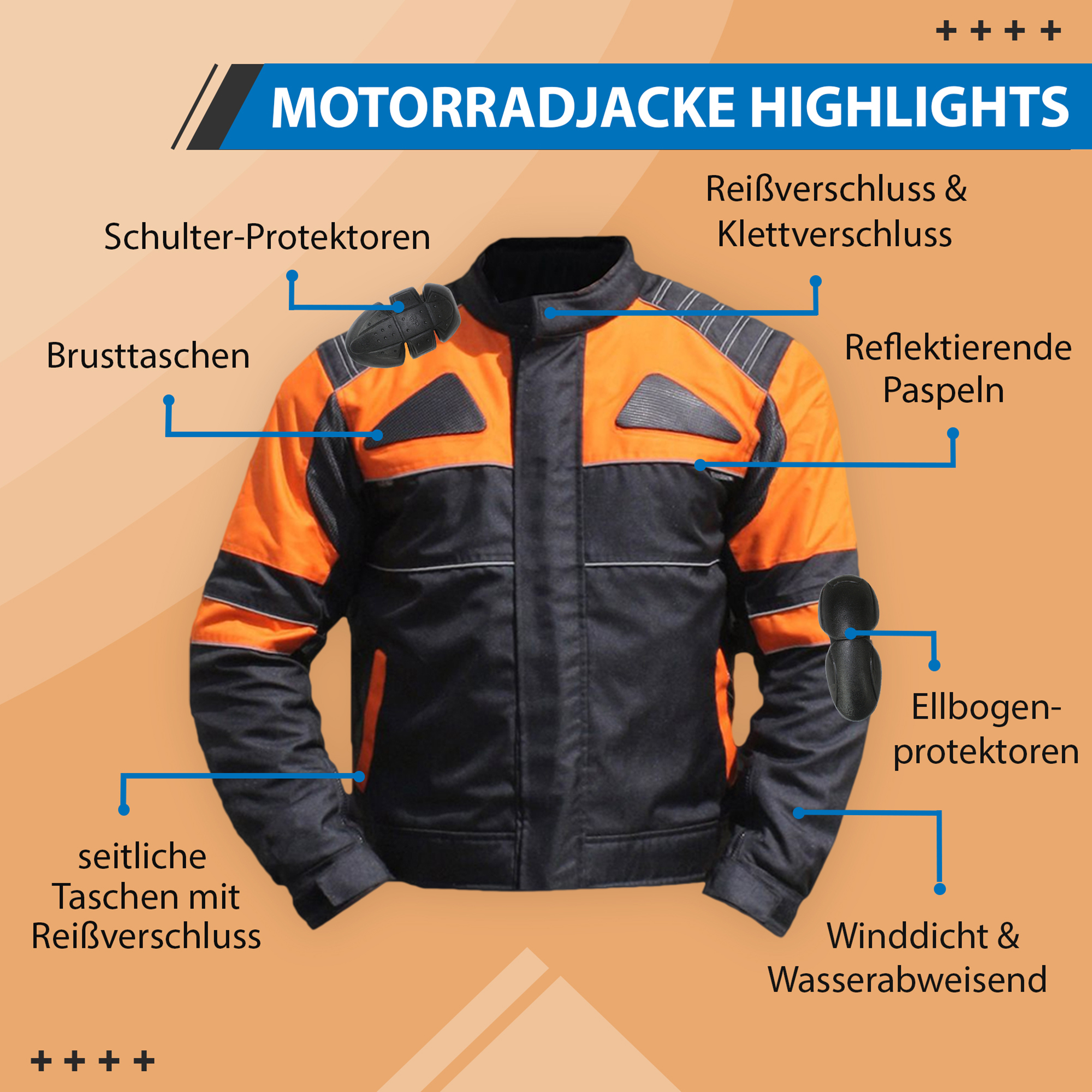 Motorradbekleidung Louis Motorradjacke Herren Motorrad Bekleidung