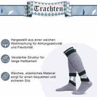 3rd-1324-ANG255-grau-gruen-Combi3-Trachten-bayerische-Loferl-Socken--Oktoberfest-Loferl-Socken--Loferl-Socken-mit-Zopfmuster--2-teiliges-Loferl-Socken-Set--Graue-und-gruene-Loferl-Socken--.jpg