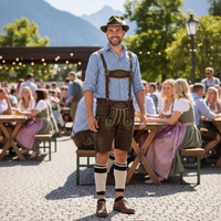 Lifestyle-1-1325-ANG255-beige-brown-Combi2-Traditional-Bavarian-Socks--Loferl-Socks-with-Calf-Warmers--Merino-Wool-Traditional-Socks--Knee-high-Traditional-Stockings--German-Costume-Socks-.jpg