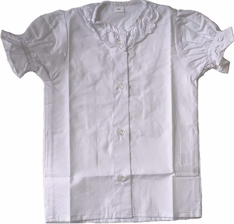 Kinder Dirndlbluse dirndl bluse Trachtenbluse Weiß