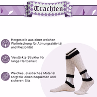 3rd-1362-ANG255-weizen-braun-Combi1-Traditional-Bavarian-socks--Loferl-socks--Oktoberfest-socks--Merino-wool-Loferl-socks--Knee-high-traditional-socks--Bavarian-calf-warmers--Comfortable-m.jpg