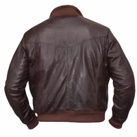 Experience sophistication with our premium dark brown leather jacket. Crafted from luxurious Lamb-Nappa leather, it features a stylish zipper front and strategic pockets for comfort and elegance. Elevate your style today!