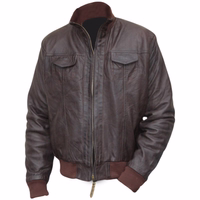 Check out our men's premium dark brown leather jacket, the Trend 520J. Made from soft Lamb-Nappa leather, it blends style and quality for the modern man. Order now for fast, free delivery and elevate your wardrobe!