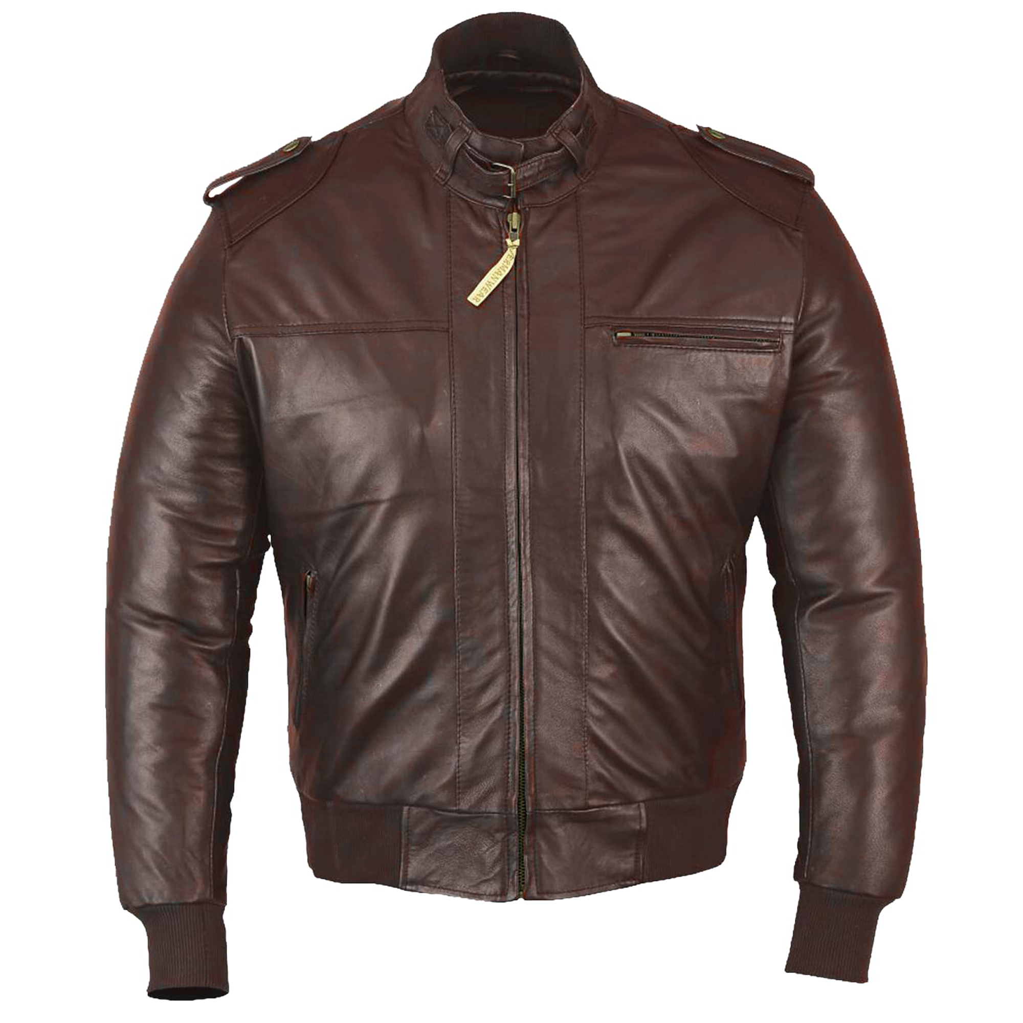 Biker Jacket Bike Lederjacke Herren Motorrad Lederjacke Herren