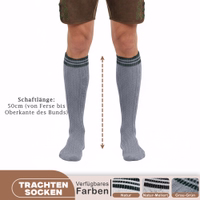 GrauGruen-1530-ANG250-Grau-Gruen-Loferl-socks--Traditional-Bavarian-socks--Oktoberfest-socks--Knee-high-socks--Bavarian-calf-warmers-merino-wool--Bavarian-costume-socks-for-Oktoberfest--30.jpg