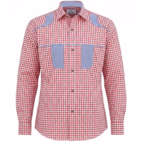 Front-1574-GW1242-Red-Traditionelles-bayerisches-Hemd--Herren-Trachtenhemd--rot-blau-kariertes-Hemd--deutsches-Trachtenhemd--Hemd-zur-Lederhose--bayerisches-Kostuemhemd--traditionell-karie.jpg
