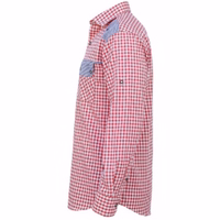 Side-View-1580-GW1243-Red-Bayerisches-Trachtenhemd--rot-kariertes-Trachtenhemd--bayerisches-Festhemd-fuer-Herren--authentische-deutsche-Trachtenmode--Trachtenhemd-mit-aufgerollten-aermeln-.jpg