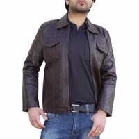 Stay stylish & Fashionable with a Nappa Brown Leather Fashion Jacket. High-quality lamb-nappa leather, soft and comfortable with practical pockets. Designed by German Wear. Free next business-day delivery and worldwide returns.